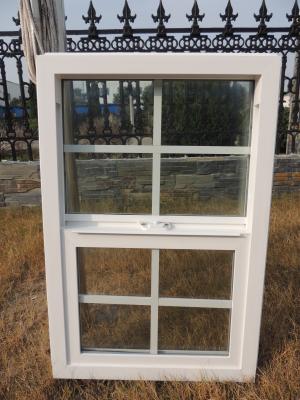 China Interior Residential Vinyl Single Hung Double Hung Window uPVC Windows for sale
