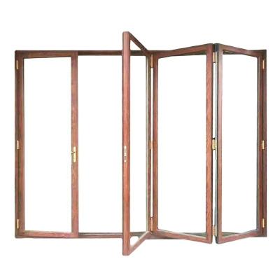 China Tempered Glass Bifold Sliding Glass Doors Window Aluminum Alloy for sale