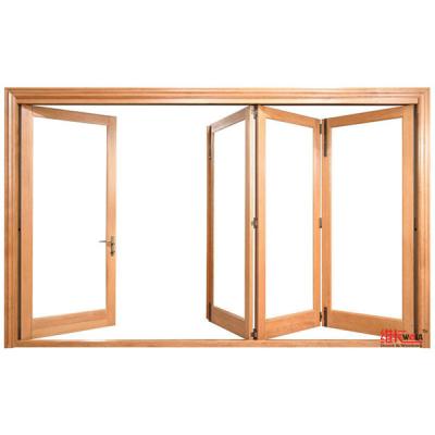 China ODM OEM 3 Panel Bi Fold Doors Windows Double Glazed for sale