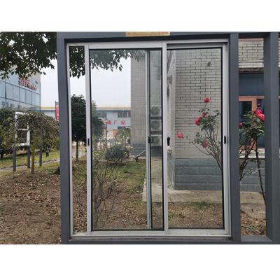 Китай Домашнее алюминиевое UPVC 60 X 24 Сдвижное окно с стекловолокнистой сеткой продается