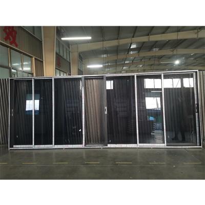 China Janela e porta deslizantes de alumínio comercial 60x60 tamanho personalizado à venda