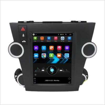 China Android 9.1 Toyota Android Radio Toyota Highlander Kluger 2007-2013 Tesla Style for sale
