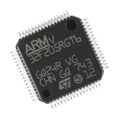 China New and Original ARM MCU STM32 STM32F205 STM32F205RGT6 LQFP-64 Microcontroller with low price IC chips for sale