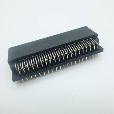 China 80p edge connector card edge connector BBC micro bit 1.27mm pitch 80pin right angel through hole type for sale