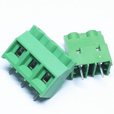 China horizontal with board PCB screw terminal blocks 9.5mm ptch through hole dip type for sale