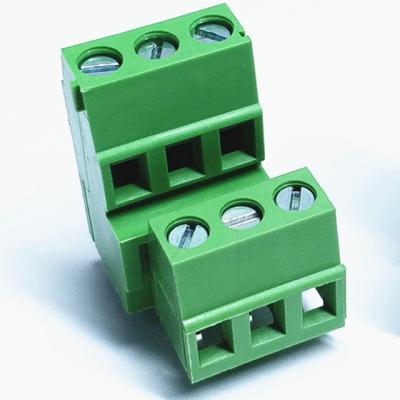 China double rows wire to board terminal blocks 5.00/5.08mm ptch through hole dip type for sale