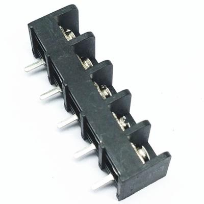 China HB825 PCB barrier blocks 8.25mm ptch vertical through hole screws with captive plate for sale