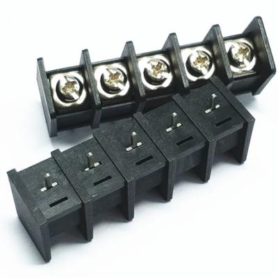 China 11.00mm pitch pcb barrier terminal blocks pc pin vertical through hole screws with captive plate for sale
