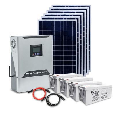 China 170-275VAC 5kw fora do inversor solar solar da C.A. da C.C. do inversor da grade/45-65Hz MPPT à venda