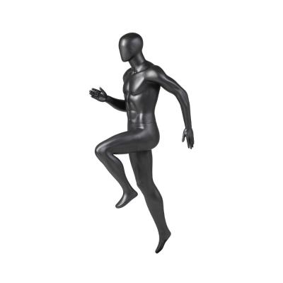 China Running Male Athletic Mannequin , Leg Lifting Matte Full Body Male Mannequin for sale