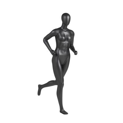 China Frosted Full Body Female Mannequin , Fiberglass Athletic Female Mannequin for sale