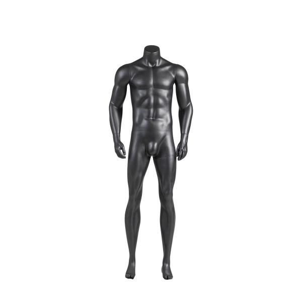 Quality Non Leading Athletic Male Mannequin , Upright Matte Fiber Glass Mannequin for sale