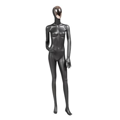 China Electrified Face Female Full Body Mannequin Display Natural Curve Matte Painted for sale