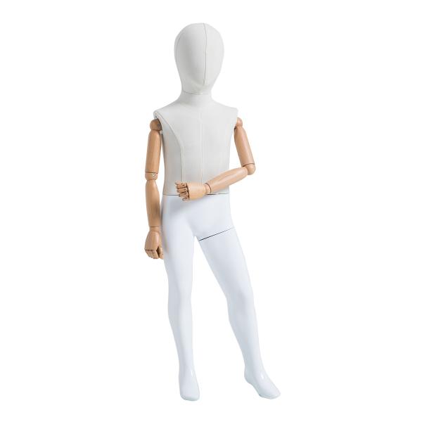 Quality Upright Child Mannequin Full Body Natural Curvey Clothing Display for sale