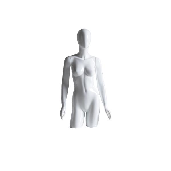 Quality Fiberglass Lingerie Mannequin Half Body For Underwear Display for sale