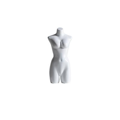 China Matte Glossy Half Body Mannequin , Headless Legless Female Underwear Mannequin for sale