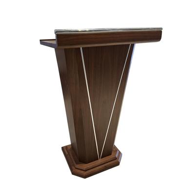 China Stylish Solid Wood Lectern for Conference Area Podium Table Simple Modern Conference for sale