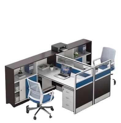 China Straight Hair Office Staff Work Table And Chair Combination for Office Screen Desk for sale