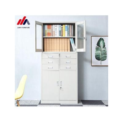 China 0.5-1.2mm Thickness Modern Office Steel Filing Cabinet with Stainless Steel for sale