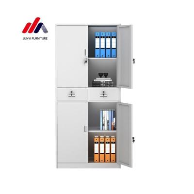 China 10 Filing Cabinet for Office Metal Cabinet Iron 2 Doors Steel Cupboard File Mesh Cabinet for sale