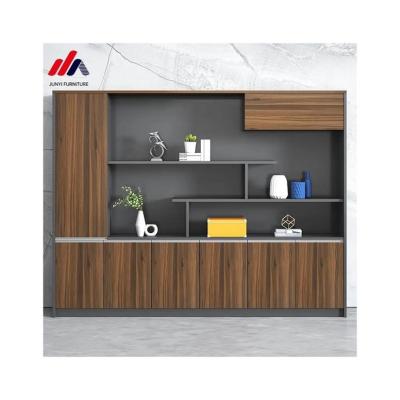 China 25mm Thickness Wooden Office Storage Cabinet for File Display Bookshelf Background for sale