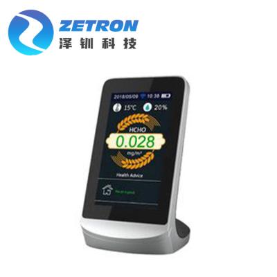 China Detector interno 3000mAh dos monitores da qualidade do ar do CO2 de AQI para a monitoração do App da casa à venda