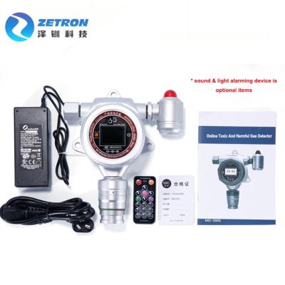 China Toxic And Harmful Zetron Fixed Gas Detector 15m Infrared Remote Controller for sale