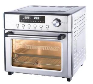 China Oil Free Stainless Steel 25litre Convection Air Fryer Toaster Oven for sale