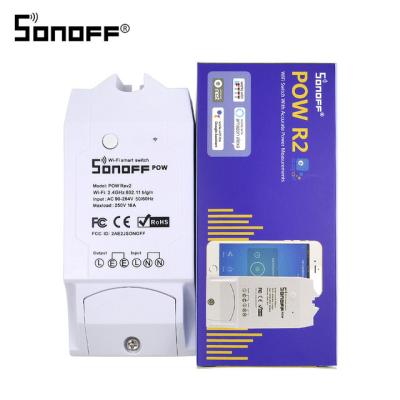 China Smart Pow R2 16a 3500w Wifi Switch Controller Real Time Power Consumption Monitor Measurement for sale