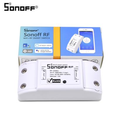 China Sonoff WiFi Home With RF Receiver Remote Control Wireless Smart Timing Switch for sale