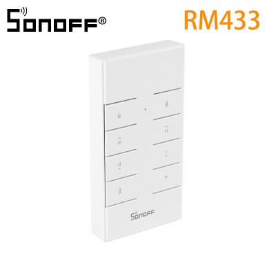 China Smart Home SONOFF RM433 Remote Controller Updated version Suitable for SONOFF Basicrf/ Slampher/ 4CH Pro R2/ TX series for sale