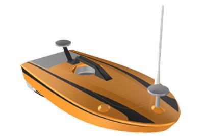 China Hawkvine USV009 Dual Brushless Carbon Fiber and Fiber Glass Sontek River Surveyor Topographic Survey Boat for sale
