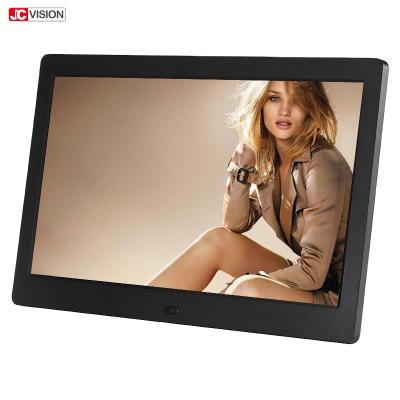 China 10 inch Digital Picture Frame With 1920x1080 IPS Screen Digital Photo Frame Adjustable Brightness Support 1080P Video for sale
