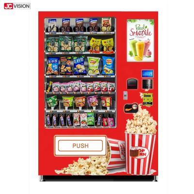 China JCVISION Automatic Vending Machine 22inch Snack and Drink Beverage Vending Machine for sale