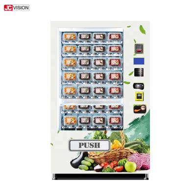 China Máquinas expendedoras del almuerzo escolar automático de la máquina expendedora de las legumbres de fruta de la ensalada pequeñas en venta