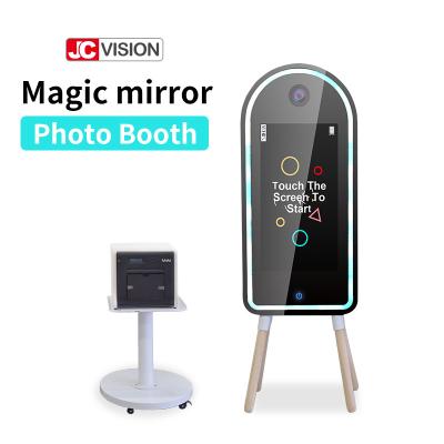 China Touchscreen DIY Smart Mirror Smart Mirror Photo Booth Kiosk For Wedding for sale