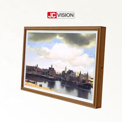 中国 JCVISION LCDデジタルの写真フレーム32インチの高雅な芸術の壁に取り付けられたデジタル写真フレーム 販売のため