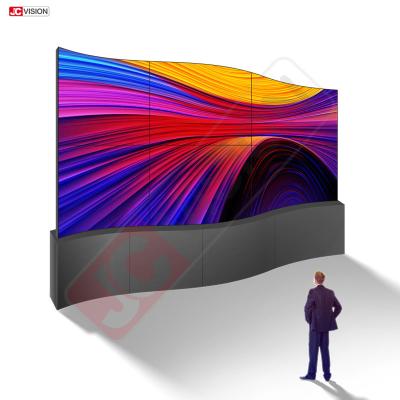 China Fino estupendo publicitario grande de la pared de la reproducción de vídeo P4 LED de la instalación al aire libre fija flexible de la pantalla de Jcvision LOFIT en venta