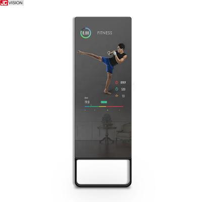 China Body Building 40inch Magic Mirror Workout Smart Home Gym Mirror for sale