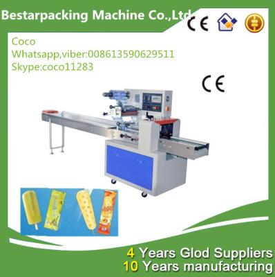 China Updated best sell popsicle Horizontal Pillow packaging machine for sale