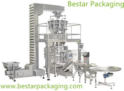 China Vertical Form-Fill-Seal Packing Machine with Z type elevator ,the balance weight for sale
