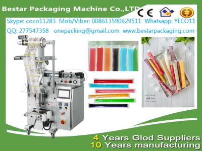 China Automatic  liquid Popsicle packing machine,ice Popsicle packag ing machine with stainless steel tank and pump for sale