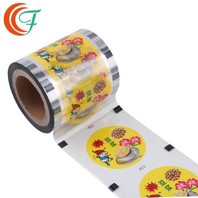China Tight Sealing Flexible Packaging Films Heat Resisting Plastic Milk Cup Lid for sale