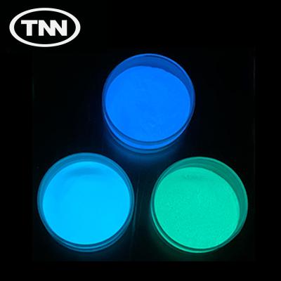 China Hot Selling Chinese Manufacturer Aqua Photoluminescent Powder,Phosphorescent Powder,Blue-Green/Sky-Blue Glow In Dark Powder for sale