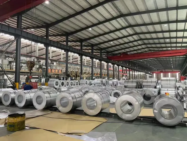 Prepainted steel coil manufacturing process