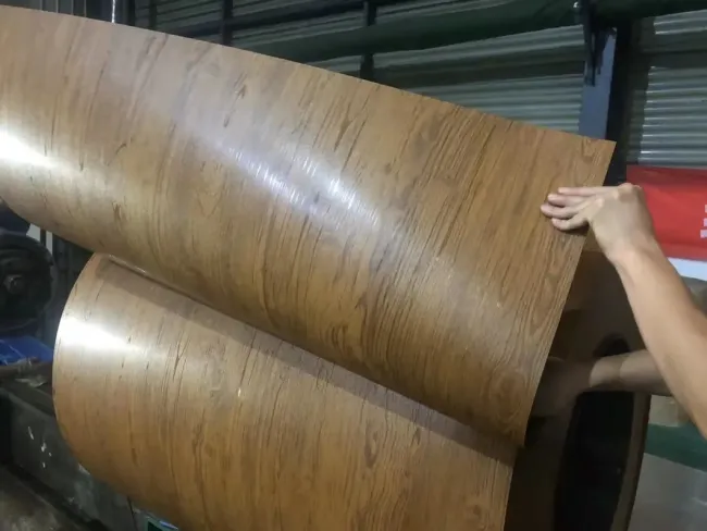 Marble pattern steel in furniture