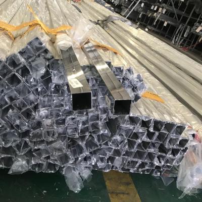 China 304 Stainless Steel Square Pipe Tube / 316L Stainless Steel Square Tubing 10*10 - 100*100mm for sale