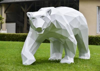 China Large Bear Outdoor Fiberglass Sculpture For Building / Public Decoration for sale