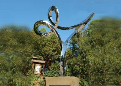 China Professional Stainless Steel Outdoor Sculpture , Stainless Steel Art Sculptures for sale