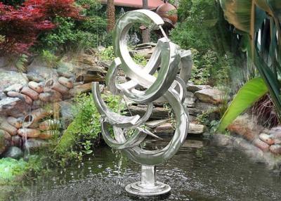 China Contemporary Stainless Steel Water Features Abstract Sandblasting Finishing for sale